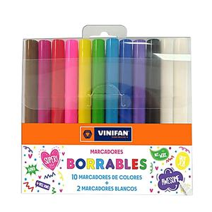 PLUMÓN DELGADO VINIFAN BORRABLE ESTUCHE X 12 UND