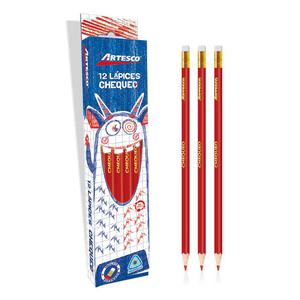LÁPIZ CHEQUEO ROJO ARTESCO X 12 UND