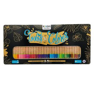 COLORES LARGOS MOOVING ESTUCHE DE LATA X 48 UND