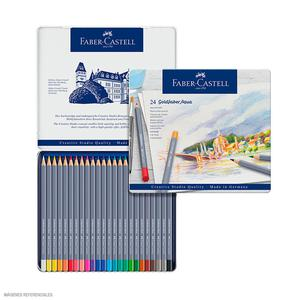COLOR ACUARELABLE FABER CASTELL GOLDFABER ESTUCHE X 24 UND