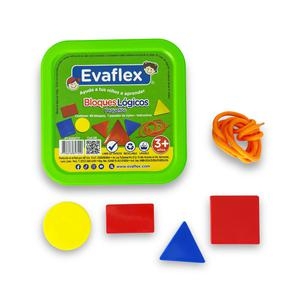 BLOQUES LĂGICOS EVAFLEX PEQUEĂOS X48 PIEZAS