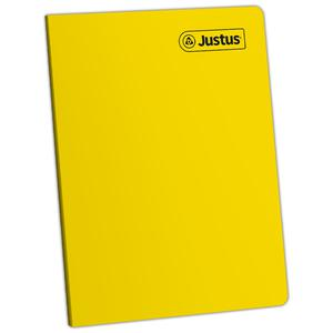 CUADERNO CUADRICULADO DELUXE JUSTUS A4 AMARILLO 80 HOJAS
