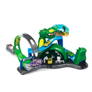 PISTA DE CARRERAS CON 4 AUTOS