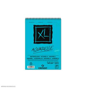 BLOCK XL CANSON A5 ESPIRAL AQUARELLE 300 GR 20 HOJAS