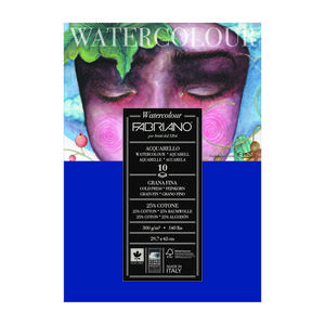 BLOCK FABRIANO A3 AQUARELLE WATERCOLOUR 300 GR 10 HOJAS
