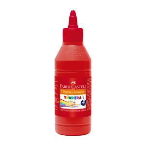 TÉMPERA FABER CASTELL ROJO 250 ML