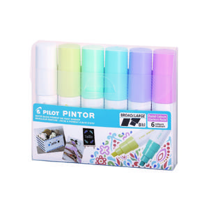 MARCADOR PILOT PINTOR PASTEL PUNTA BISELADA X 6 UND