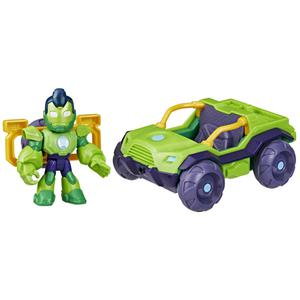 SET IRONMAN AND FRIENDS VEHÍCULO Y ARMADURA 2 EN 1 IRONHULK