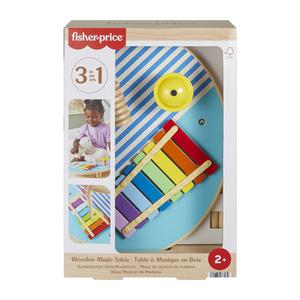 JUGUETE INSTRUMENTO FISHER PRICE MESA MUSICAL DE ACTIVIDADES MADERA