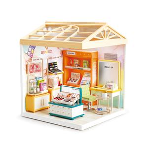 TIENDA DE BELLEZA DE MODA DIY MINI DREAMY EXQUISITA APILABLE CON LUZ