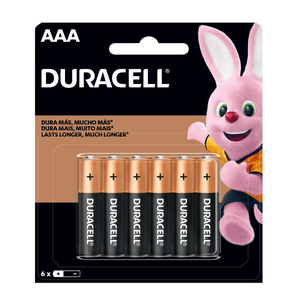 PILA DURACELL AAA 1500 X 4 UND + 2 GRATIS