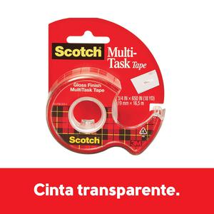 CINTA SCOTCH 3M MULTITASK 19 MM X 16.5 M CON DISPENSADOR