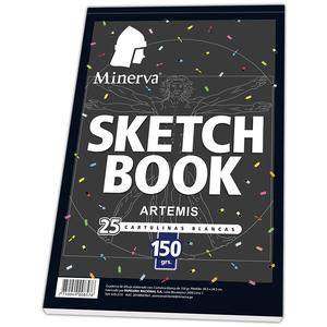 BLOCK DE DIBUJO ESPECIAL MINERVA CON DISEÑO 150 G 25 HOJAS