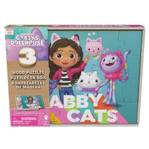 ROMPECABEZAS GABBY'S DOLLHOUSE PACK X 3 UND