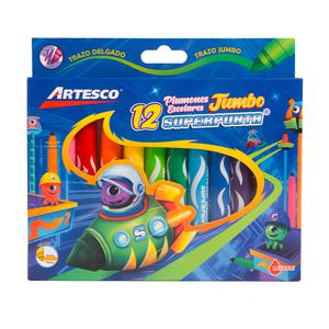 PLUMÓN GRUESO ARTESCO SUPERPUNTA X 12 UND