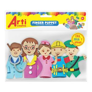 JUEGO DIDÁCTICO ARTI CREATIVO TÍTERE PARA DEDO PROFESIONES 1