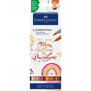 ROTULADOR FABER CASTELL GOLDFABER DUAL MARKERS BOHO X 6 UND