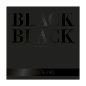 BLOCK FABRIANO 20X20 CM 300 GR NEGRO 20 HOJAS
