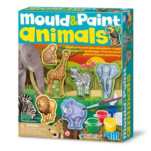 KIT MOLDEA Y PINTA 4M ANIMALES DIY