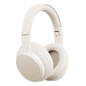AUDÍFONO BLUETOOTH HAVIT V5.4 H619BT ENC 20 HORAS BEIGE