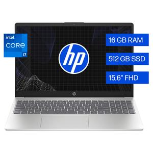 LAPTOP HP CORE I7-1355U 16GB 512GB 15.6'' WIN 11 PLATEADO NATURAL