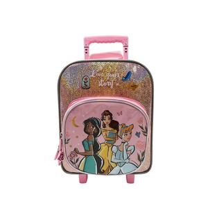 MOCHILA CON RUEDAS DREAMLAND DISNEY PRINCESAS ROSADO