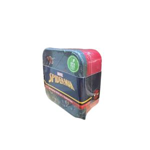 TAPER HERMÉTICO TITANIO CON CUBIERTOS SPIDERRMAN 850 ML