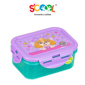 TAPER SCOOL PP RECTANGULAR 350ML PAW PATROL M