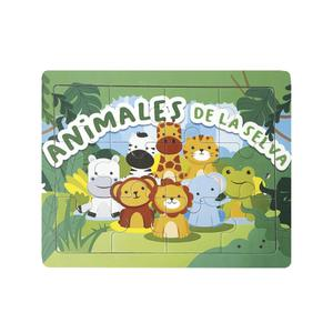 ROMPECABEZAS MADERA OVE SELVA 12 PIEZAS