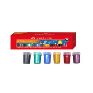 TÉMPERA FABER CASTELL METÁLICA X 6 UND