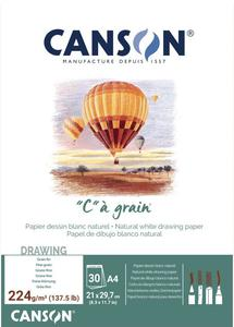 BLOCK CANSON C A GRAIN A4 224 GR
