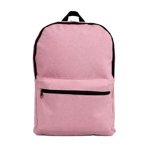 MOCHILA COLOR ENTERO ROSADO