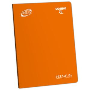 CUADERNO CUADRIMAX (1X1) DELUXE COLLEGE A4 NARANJA 80 HOJAS