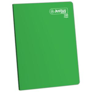 CUADERNO RAYADO MAX DELUXE JUSTUS A4 VERDE 100 HOJAS