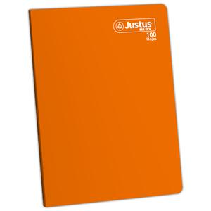 CUADERNO TRIPLE RENGLĂN MAX DELUXE JUSTUS A4 NARANJA 100 HOJAS