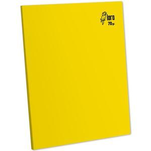 CUADERNO TRIPLE RENGLĂN DELUXE LORO A4 70 GR AMARILLO 80 HOJAS