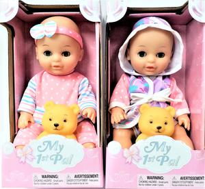 MUÑECA KIDS CONCEPTS BEBÉ CON OSITO 26 CM SURTIDO