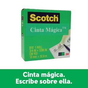 CINTA MÁGICA SCOTCH 3M 810 19 MM X 32.9 M