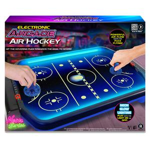 JUEGO DE MESA ELECTRÓNICO AMBASSADOR HOCKEY AÉREO NEÓN