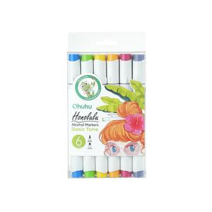 SET DE MARCADORES DE ALCOHOL OHUHU HONOLULU BÁSICO X 6 UND
