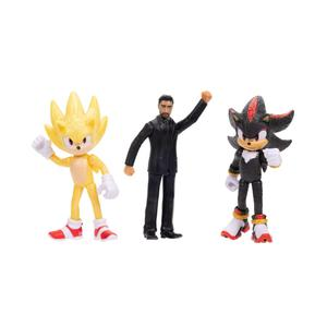 PACK FIGURAS SONIC 3 THE HEDGEHOG X 5 UND