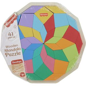 ROMPECABEZAS FISHER PRICE GEOMÉTRICO MANDALA MADERA