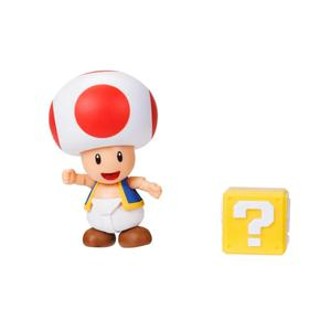 FIGURA NINTENDO WAVE 35 TOAD ROJO 10.5 CM