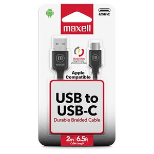 CABLE USB-A A USB-C MAXELL 2 METROS BLANCO