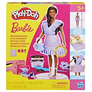 MASAS Y  PLASTILINAS PLAY DOH BARBIE FASHIONISTA RUFFLES