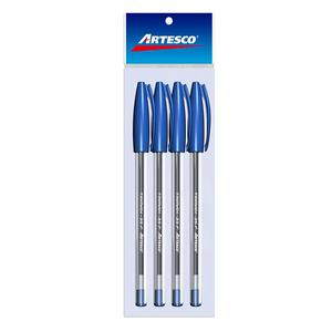 BOLĂGRAFO ARTESCO TRIMAX 35F AZUL X 4 UND