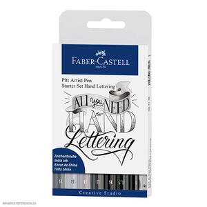 MARCADORES FABER CASTELL PITT ARTIST PEN SET X 8 KIT INICIO