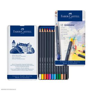 COLOR PERMANENTE FABER CASTELL GOLDFABER ESTUCHE X 12 UND