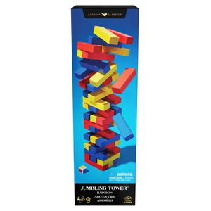 JUEGO DE MESA SPIN MASTER GAMES TORRE DE BLOQUES ARCOÍRIS