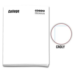 CUADERNO DECROLY DELUXE COLLEGE COSIDO BLANCO 80 HOJAS
